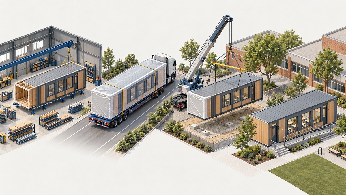 Modular Classroom Project Delivery Stages Modular Classroom Project Delivery Stages