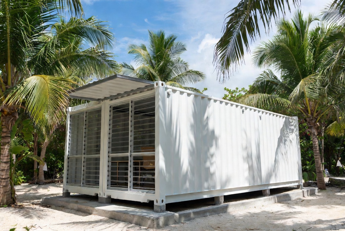Tropical Container Office Exterior Tropical Container Office Exterior