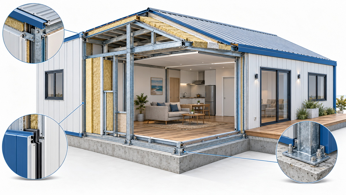 Coastal Prefab Housing Construction Details Coastal Prefab Housing Construction Details