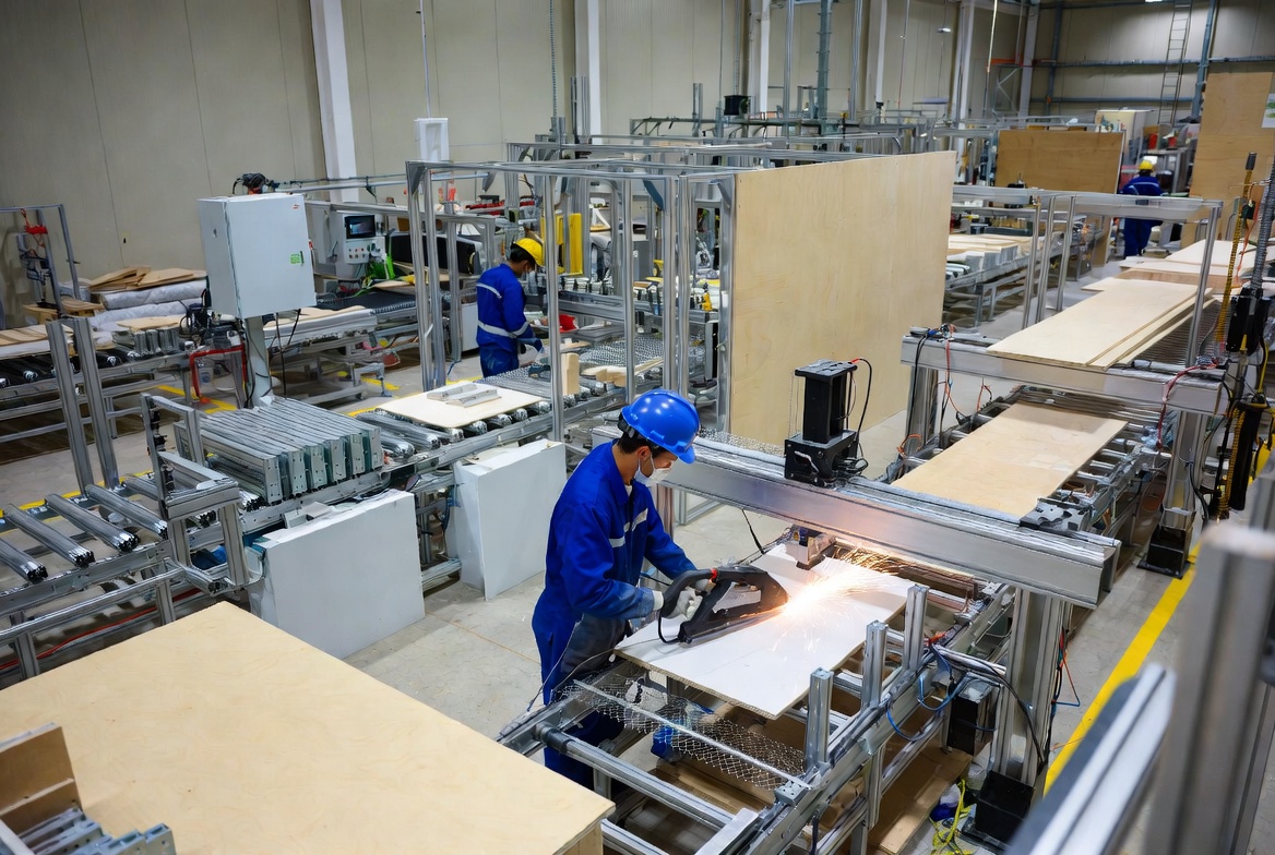 Flat Pack Home Factory Assembly Flat Pack Home Factory Assembly
