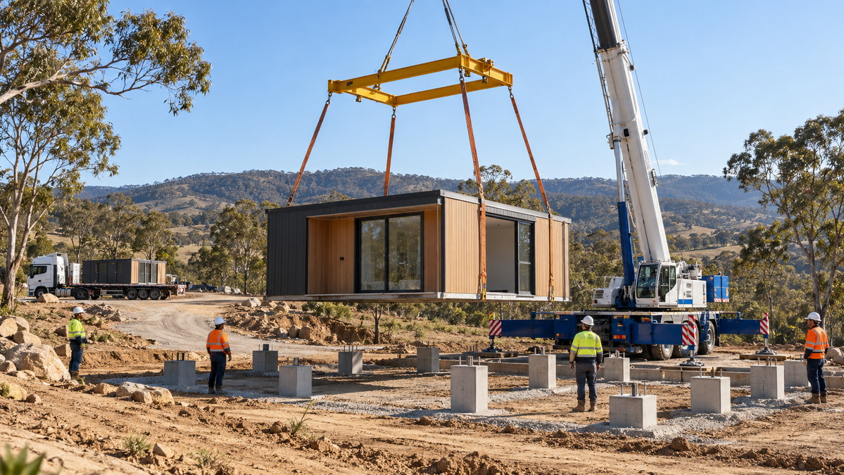 Modular Home Site Installation Modular Home Site Installation