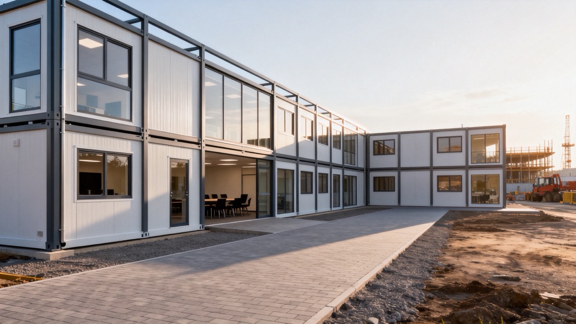 Modern Demountable Building Complex Modern Demountable Building Complex