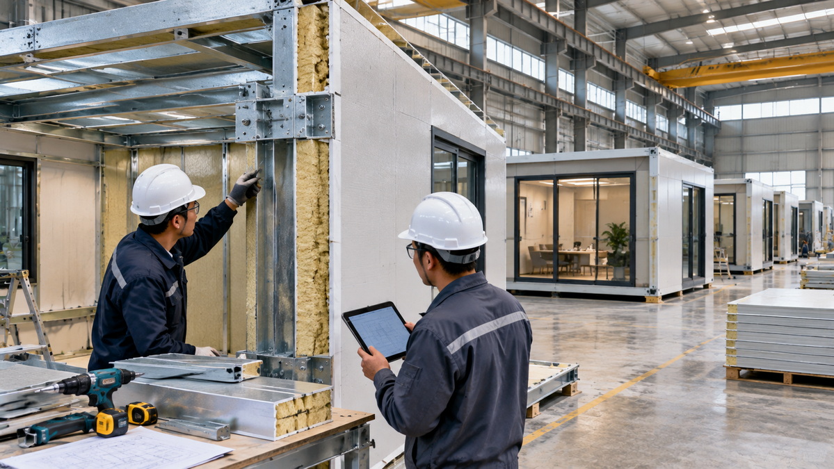 Prefab Container House Manufacturing Inspection Prefab Container House Manufacturing Inspection