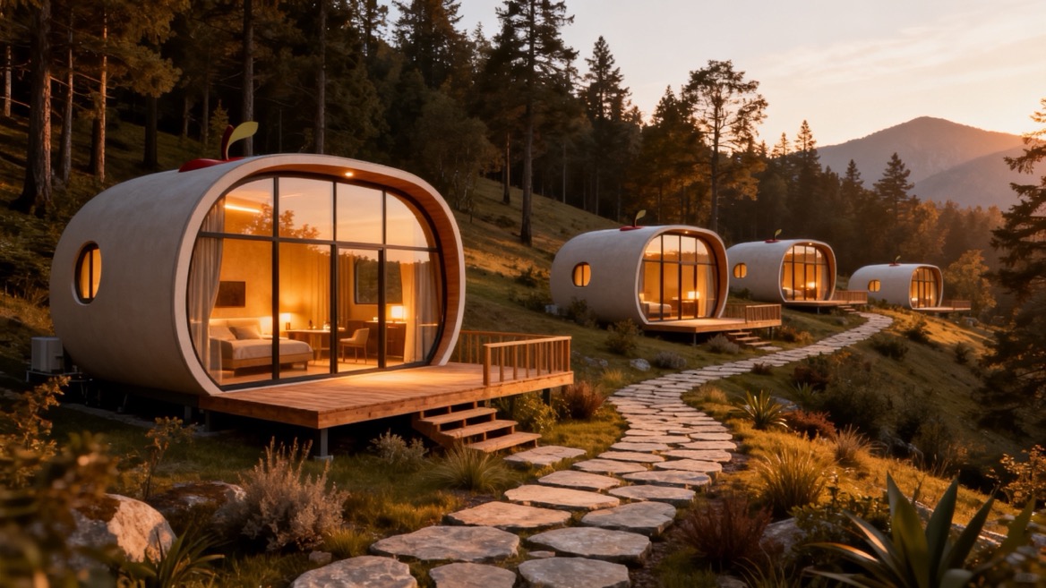 Apple Cabin Resort Landscape Apple Cabin Resort Landscape