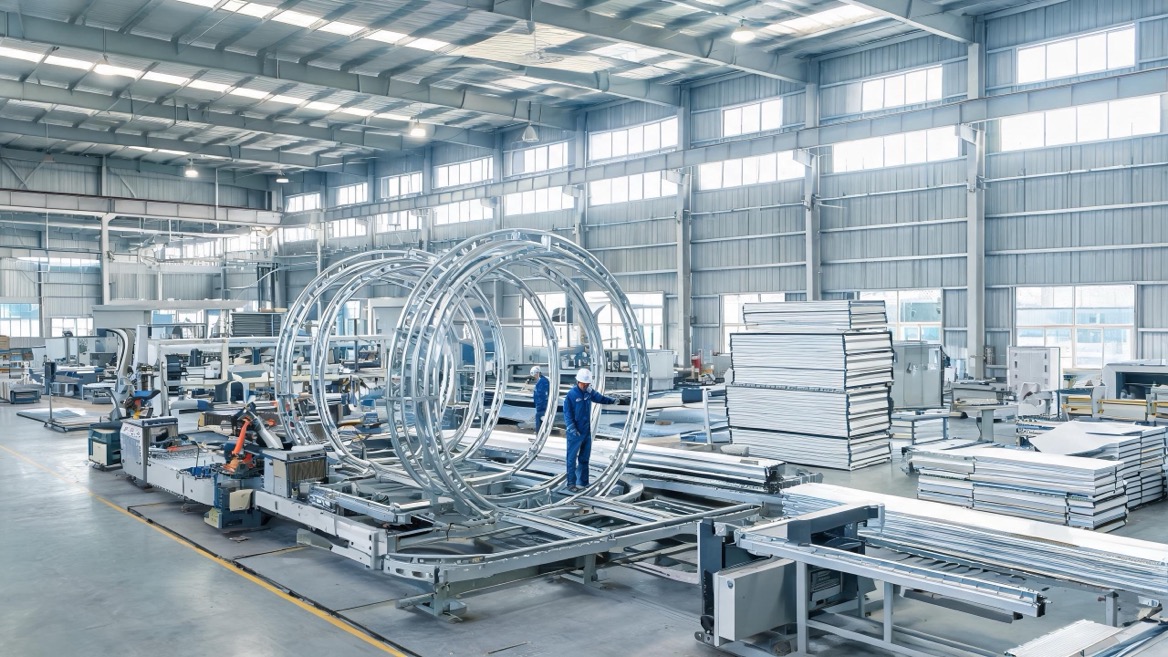 Round Prefab House Manufacturing Facility Round Prefab House Manufacturing Facility