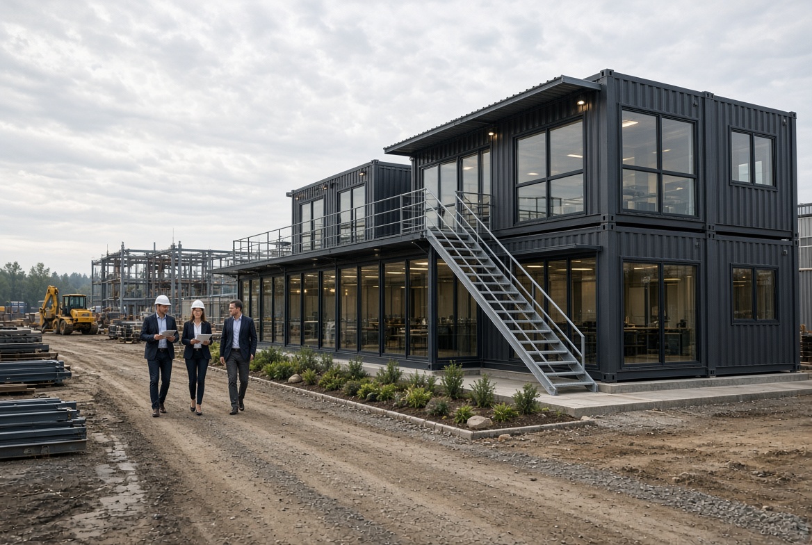 Modern Prefab Container Cabin Complex Modern Prefab Container Cabin Complex