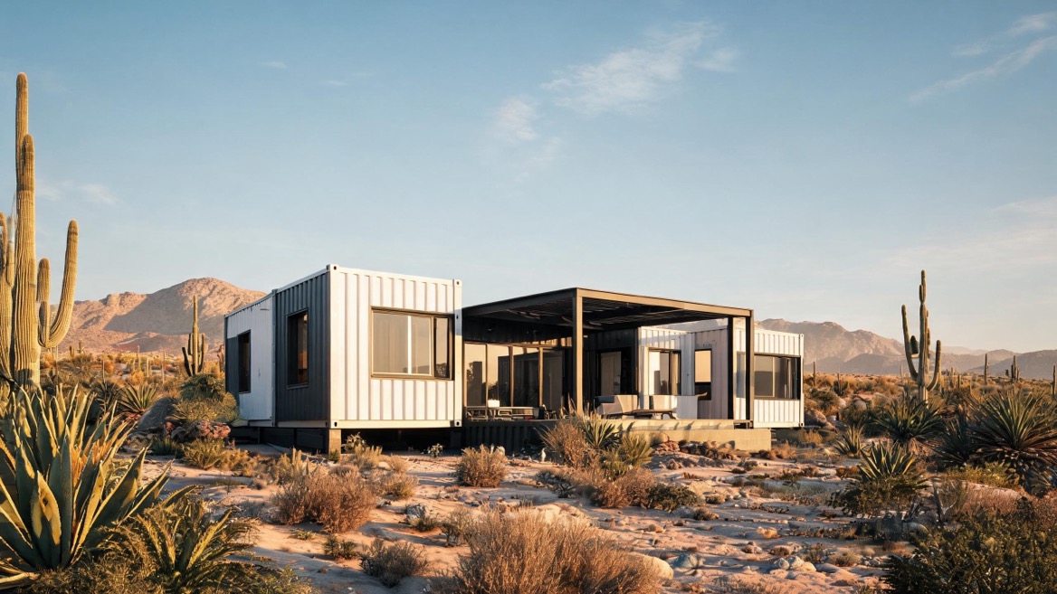 Modern Prefab Container Home In Mexico Modern Prefab Container Home In Mexico