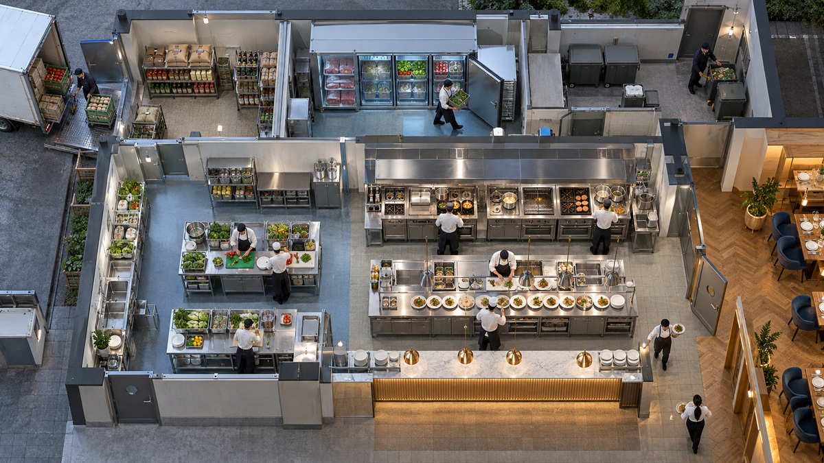 Event Catering Kitchen Workflow Event Catering Kitchen Workflow