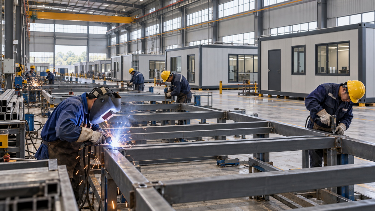 Prefab Container Office Manufacturing Facility Prefab Container Office Manufacturing Facility