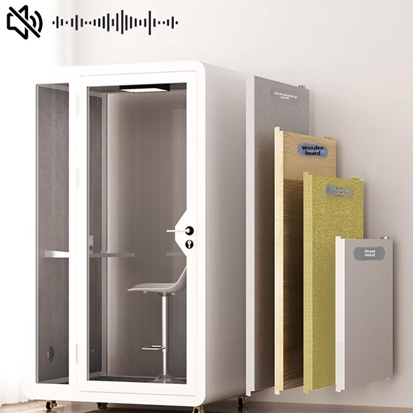 Soundproof Cabin for Recording & Live Streaming (2) Soundproof Cabin for Recording & Live Streaming (2)