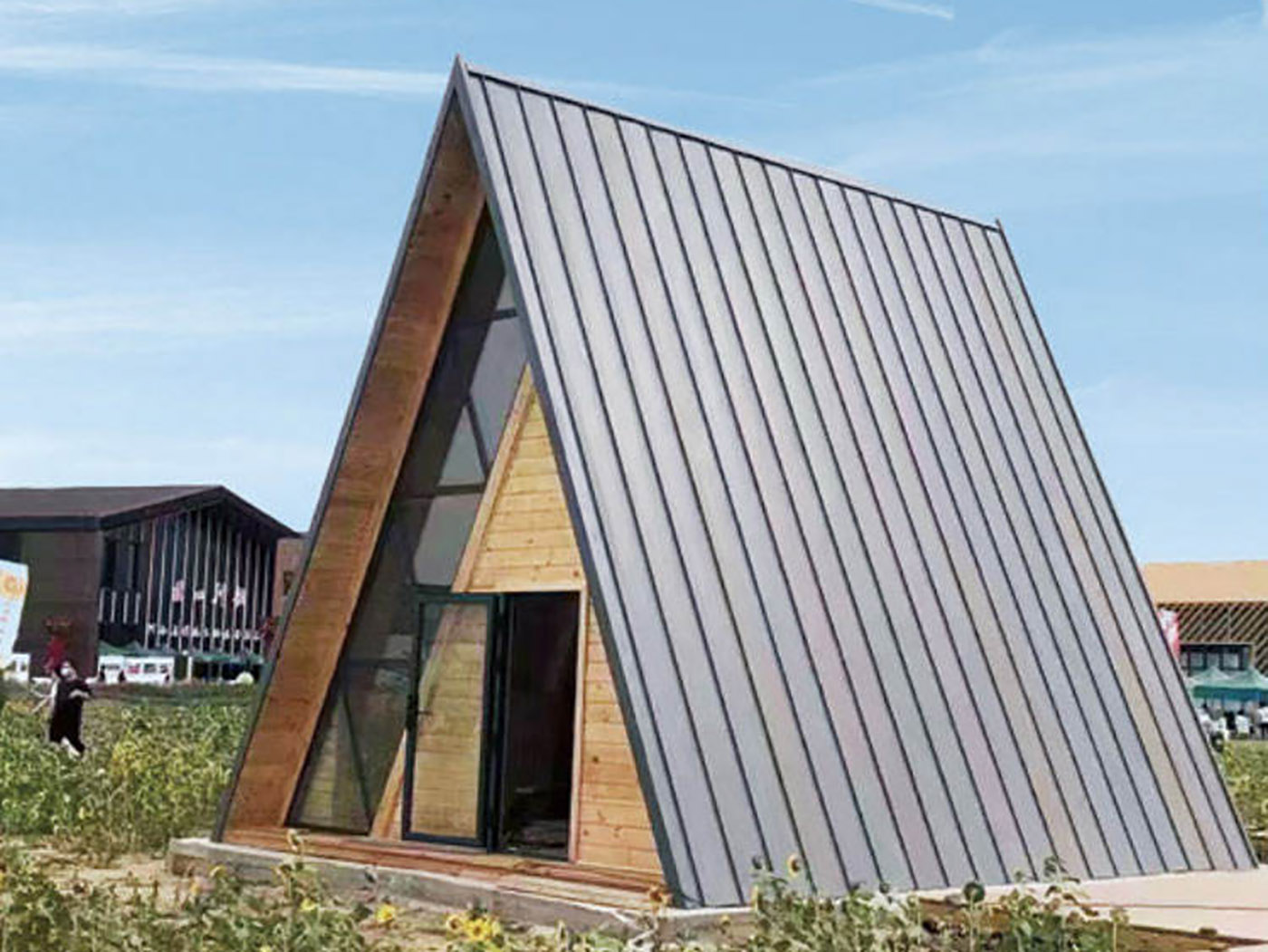 A-Frame Triangular Prefab Homestay House A-Frame Triangular Prefab Homestay House