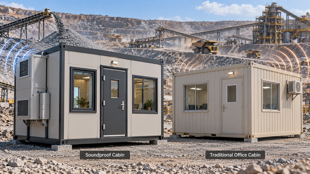 Soundproof Cabin vs Traditional Office Cabin Soundproof Cabin vs Traditional Office Cabin