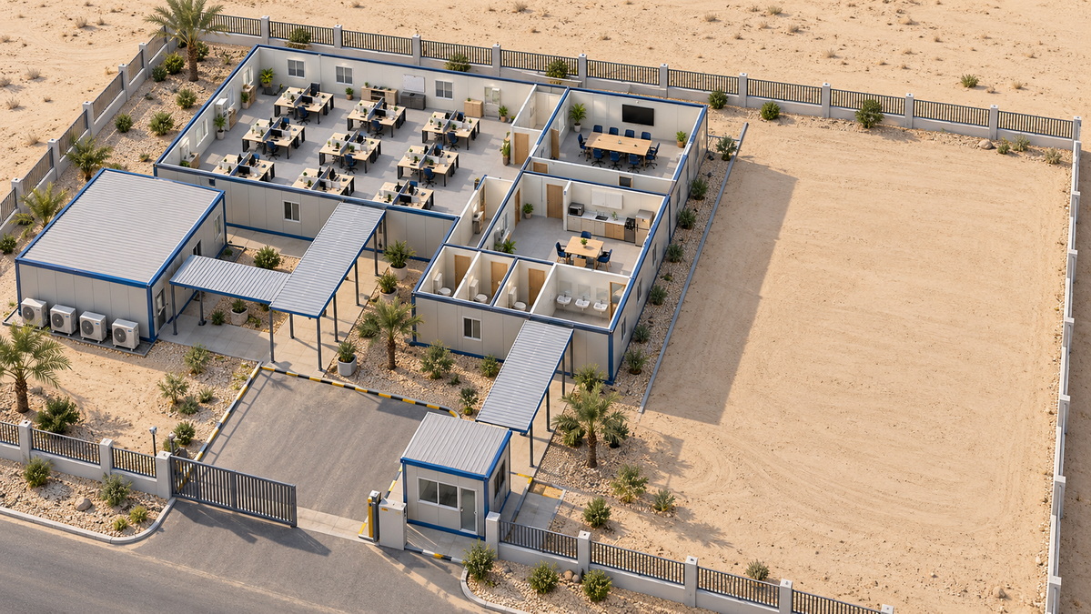 Modular Site Office Layout Concept Modular Site Office Layout Concept
