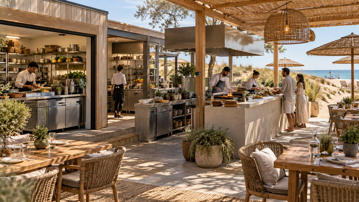 Hybrid Beach Club Kitchen Hybrid Beach Club Kitchen