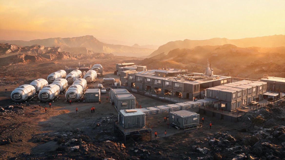 Space Capsule And Modular Mining Camp Comparison Space Capsule And Modular Mining Camp Comparison