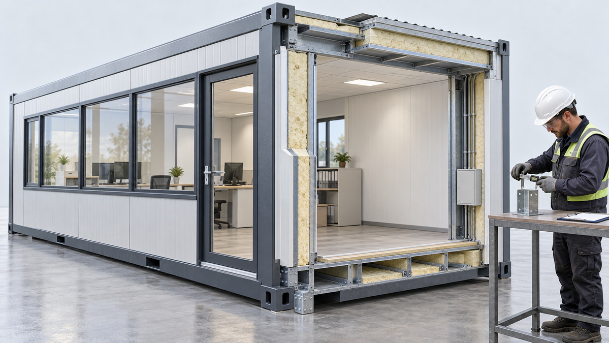 Container Office Materials And Quality Inspection Container Office Materials And Quality Inspection