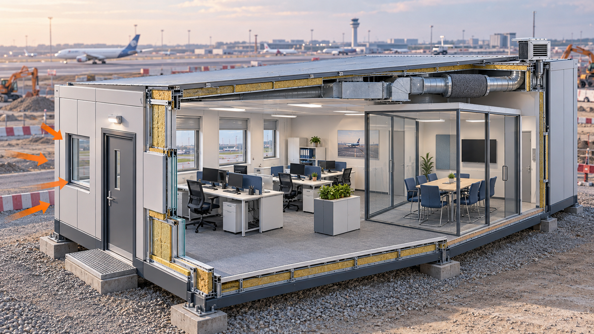 Modular Office Acoustic Design Cutaway Modular Office Acoustic Design Cutaway