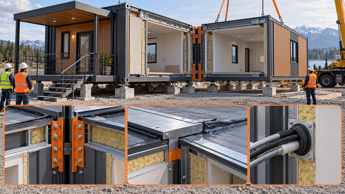 Modular Building Connection And Installation Modular Building Connection And Installation