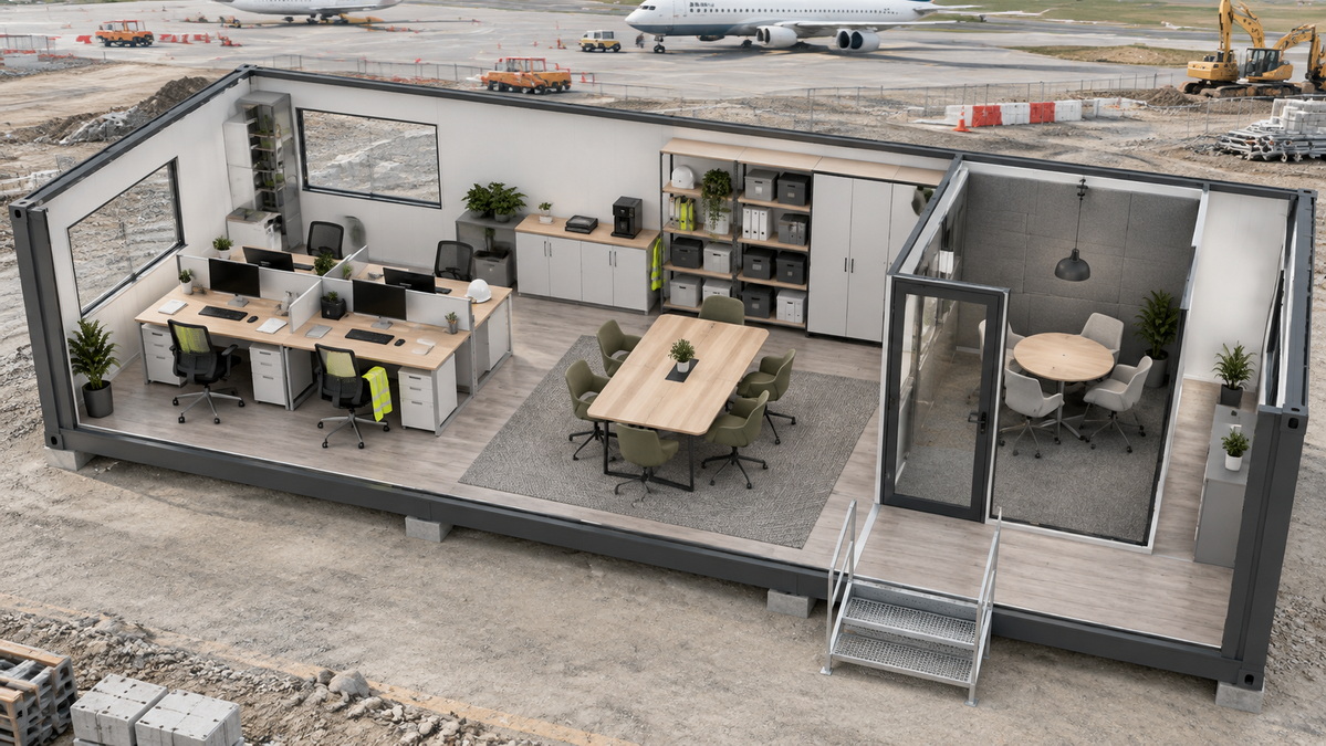 Soundproof Cabin Vs Modular Office for Airport Construction Sites: Which Should You Choose?