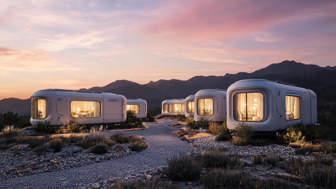 Space Capsule House Private Workforce Living Space Capsule House Private Workforce Living