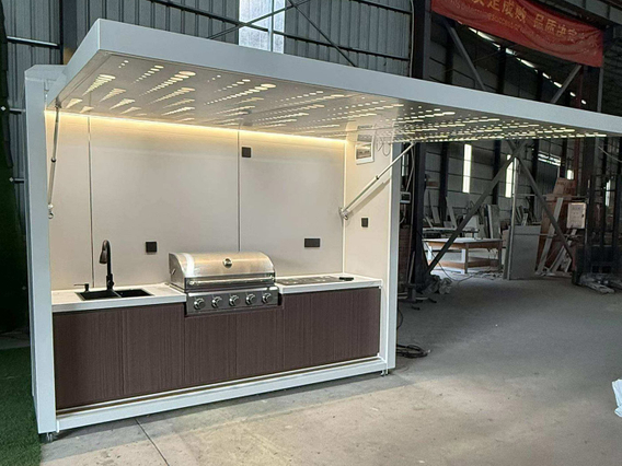 Prefab Mobile Kitchen for Camp And Scenic Area