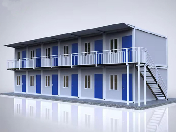 Multi-story Prefab Container Building for Dormitory