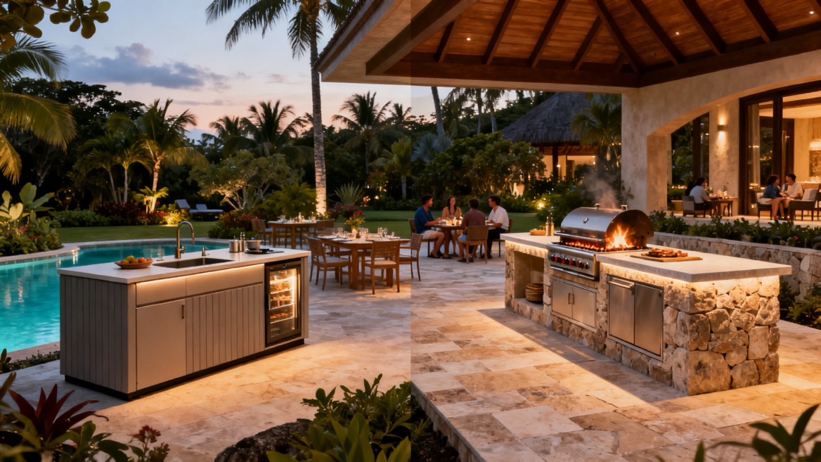 Luxury Resort Outdoor Kitchen Comparison
