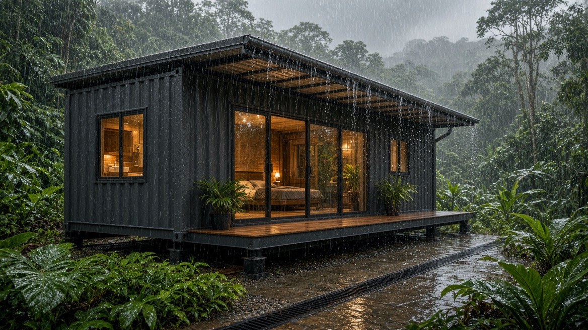 Climate Ready Container House Detail Climate Ready Container House Detail
