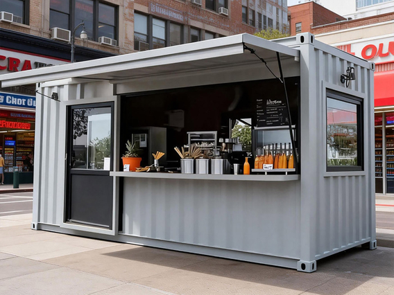 Expandable Prefab Container Mobile Shop