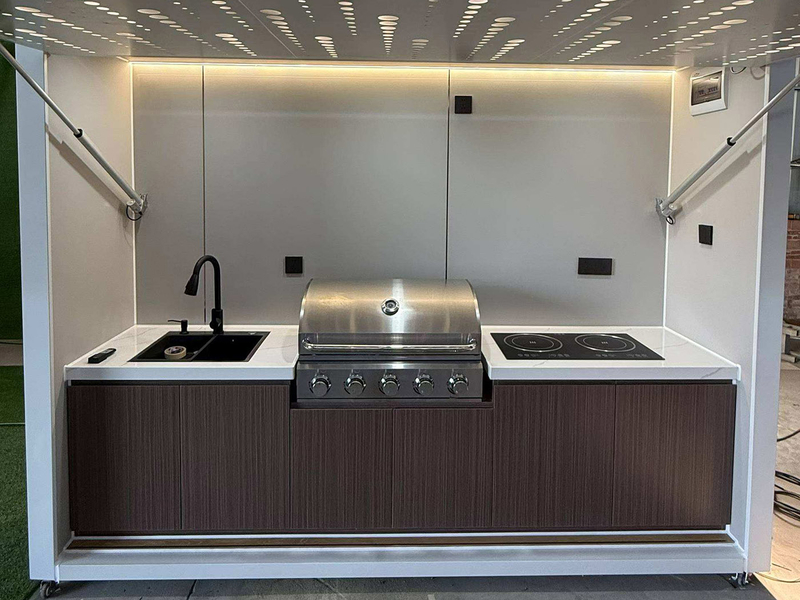 Prefab Mobile Kitchen for Camp And Scenic Area