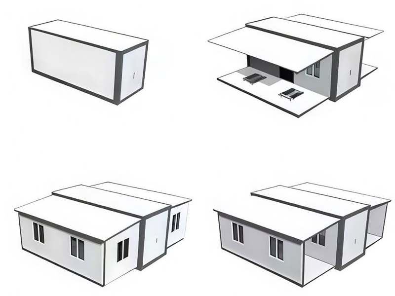 Space-Style Prefab Container Homestay Cabin