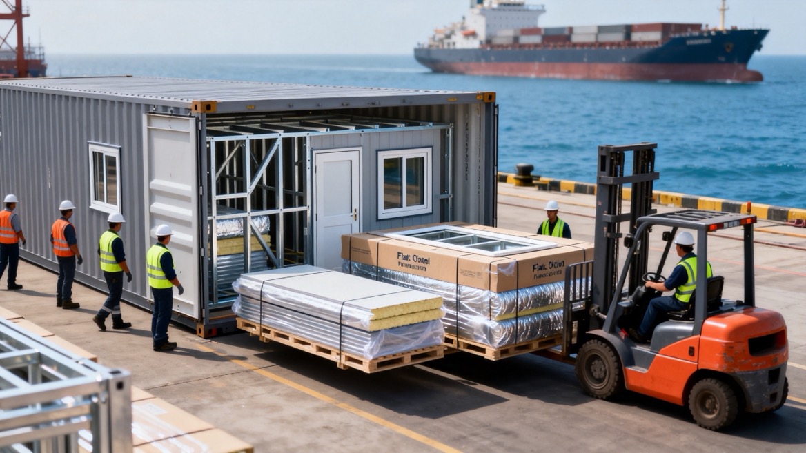 Flat Pack Modular Building Delivery Flat Pack Modular Building Delivery
