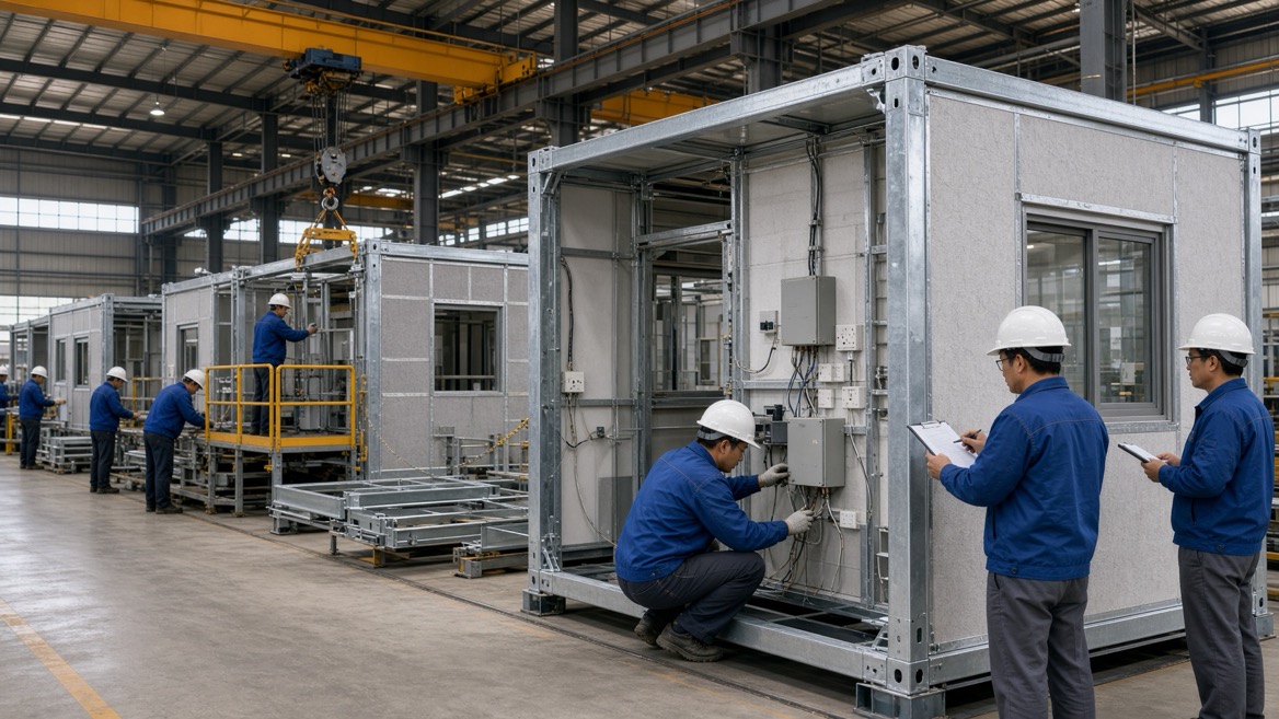 Prefab Container House Manufacturing Process Prefab Container House Manufacturing Process