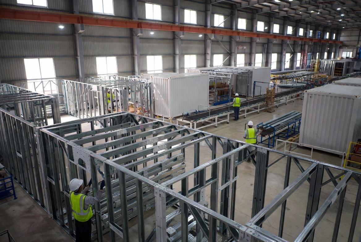 Prefab Container House Factory Production