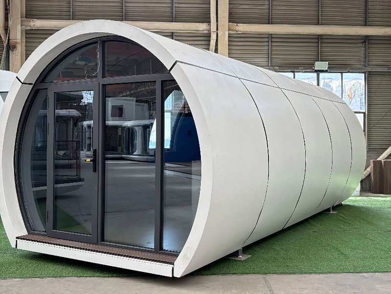 Round Prefab Container House for Homestay