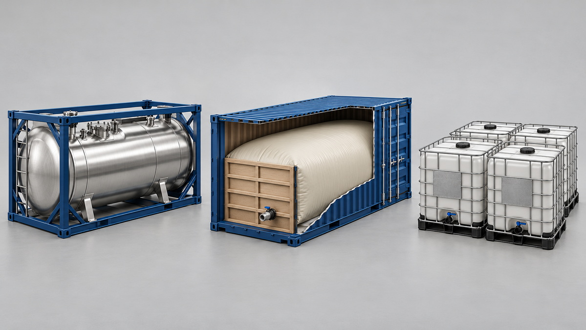 Tank Container Flexitank And IBC Comparison