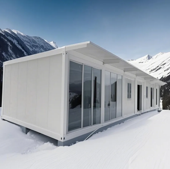 2023 Swiss Masterpiece: White Build Blending Effortlessly with Alpine Vistas