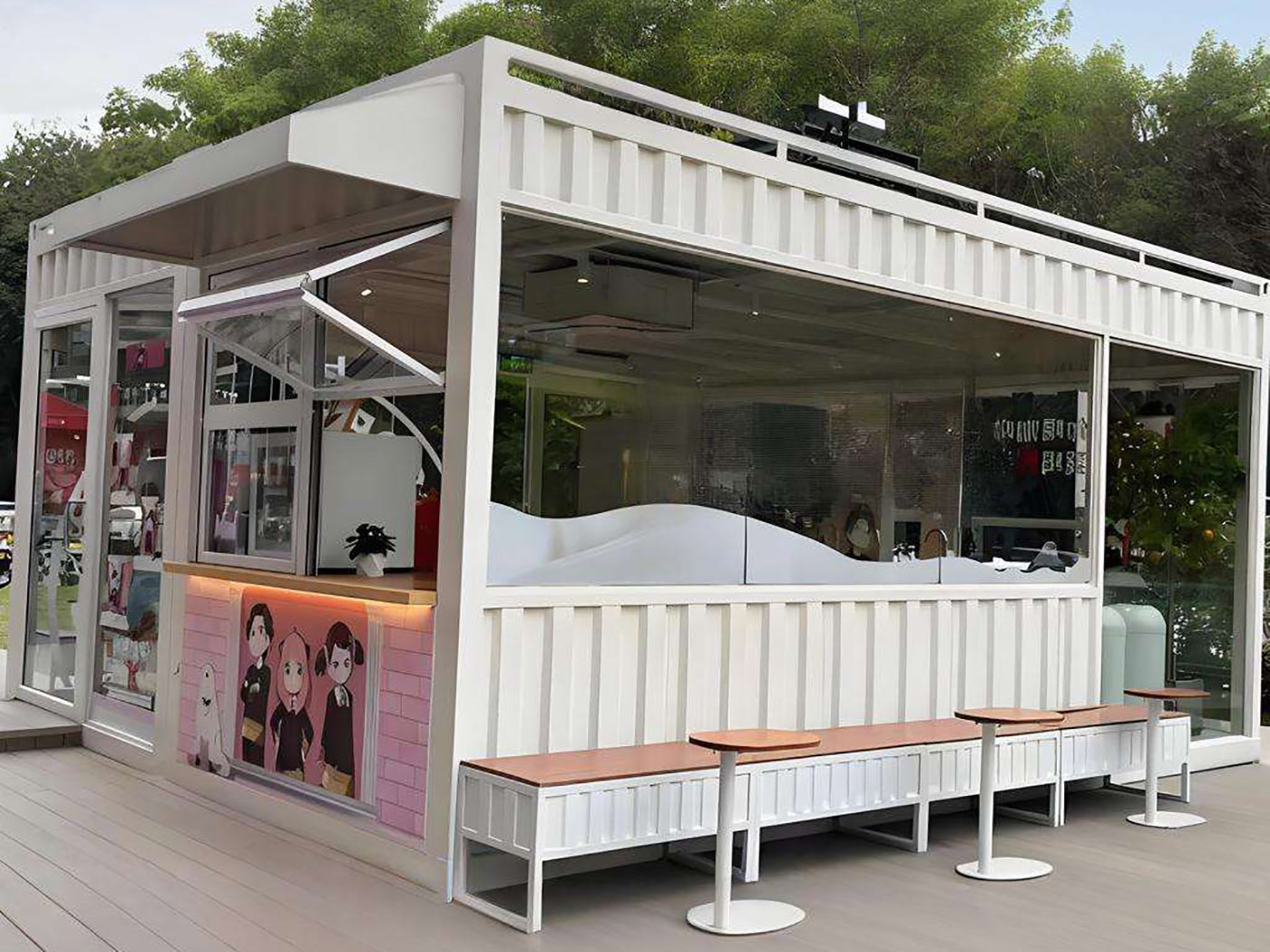Custom Special-shaped Prefab Modular Building for Commerce