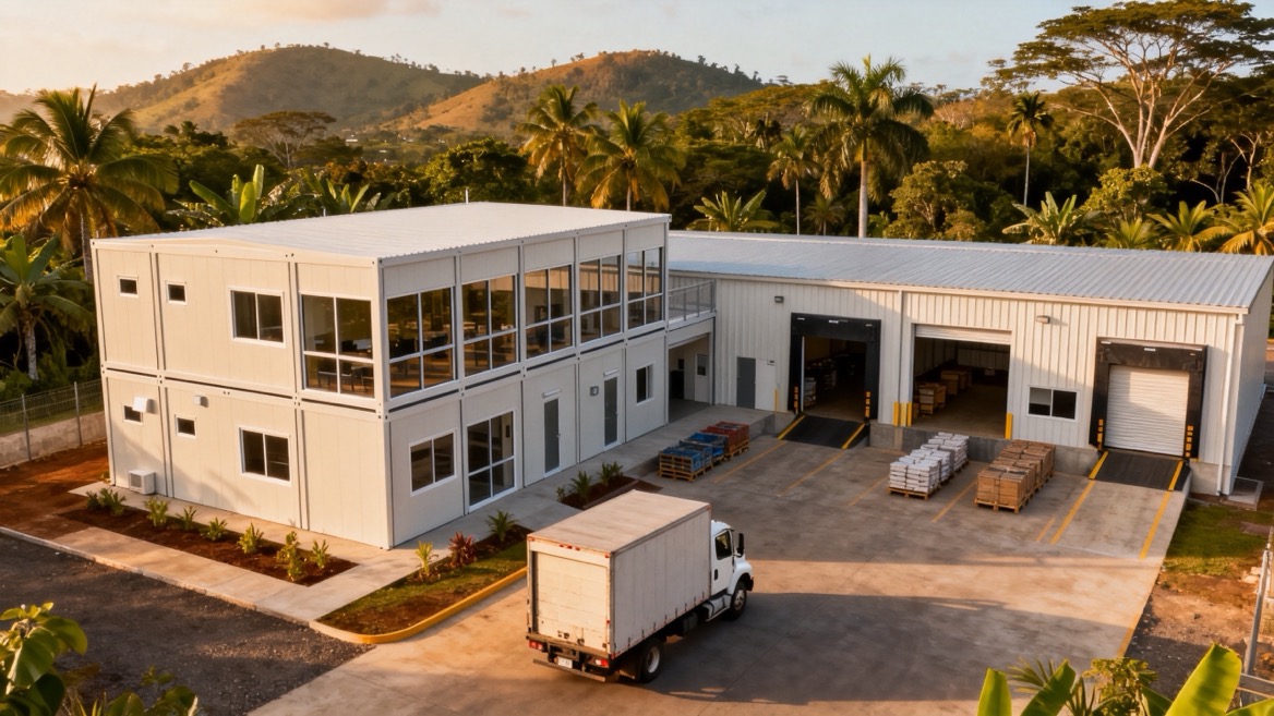 Costa Rica Modular Office And Warehouse