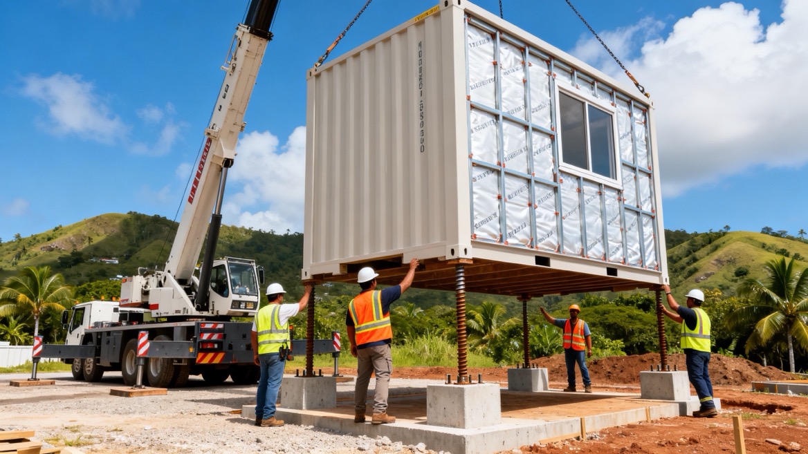 Prefab Container House Installation Process Prefab Container House Installation Process