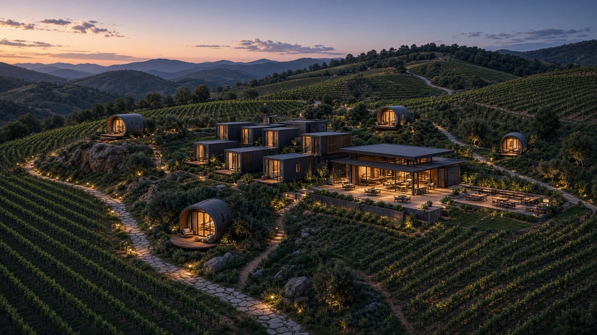 Winery Accommodation Hybrid Concept Winery Accommodation Hybrid Concept