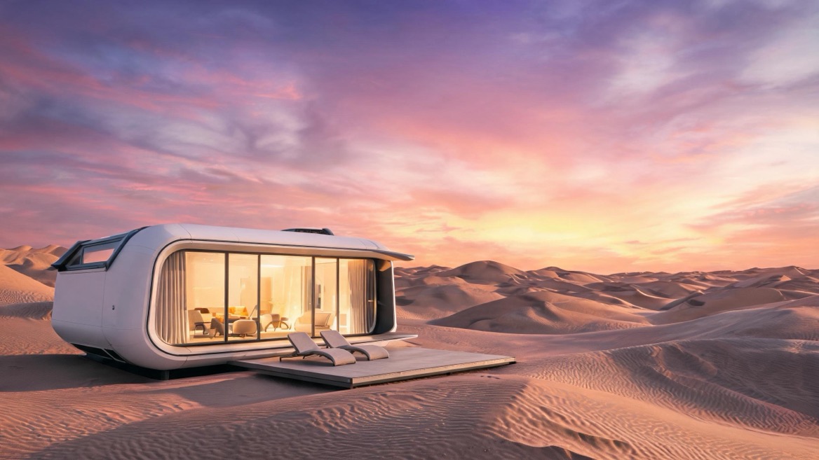 Space Capsule House Desert Suite Space Capsule House Desert Suite