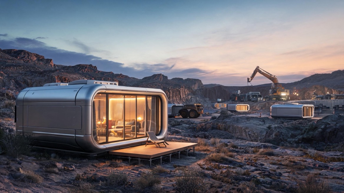 Premium Space Capsule Accommodation At Mining Site Premium Space Capsule Accommodation At Mining Site