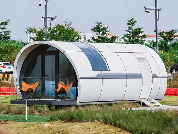 Round Prefab Container House for Homestay
