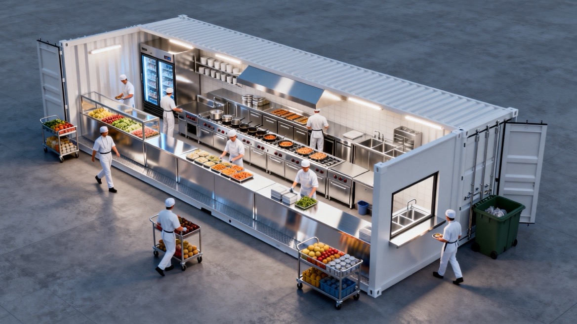 Modular Catering Kitchen Workflow Modular Catering Kitchen Workflow